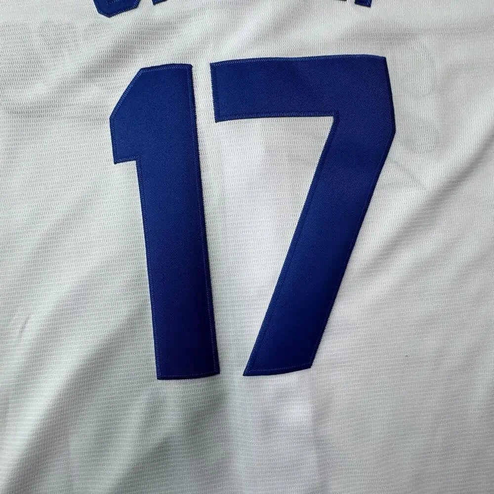 Los Angeles Dodgers Jersey Mens Large White MLB Baseball Shohei Ohtani 17 Nike
